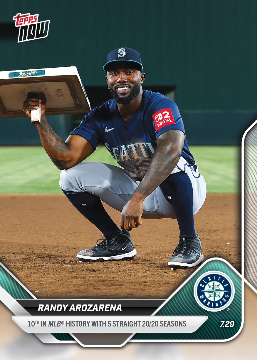 Randy Arozarena - 2025 MLB Topps NOW - Card 487 - PR: 776