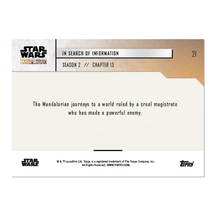 2020 Star Wars: The Mandalorian TOPPS NOW 5-Card Pack - S2 : Chapter 13 - Print Run: 1982 - Image 7