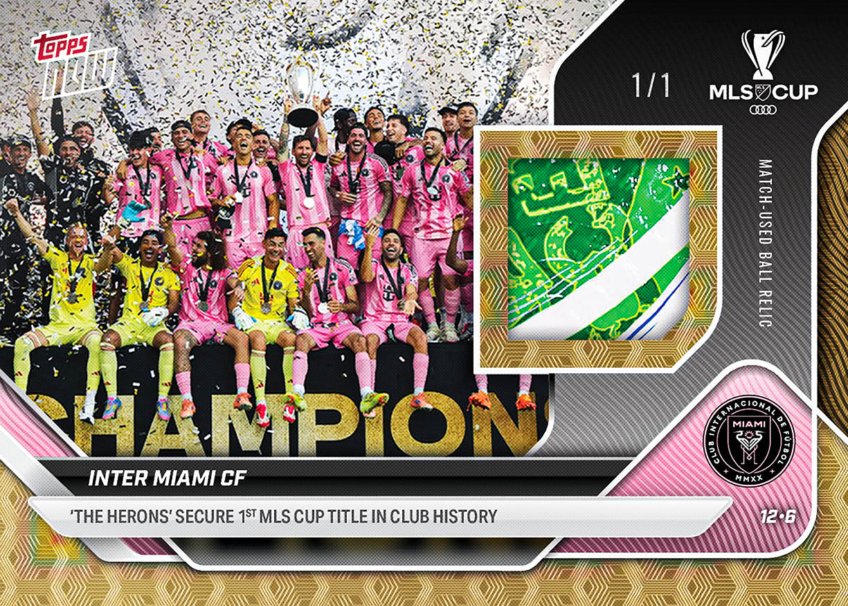 Inter Miami CF - 2025 MLS Topps NOW - Card 143 - PR: 2256 - Image 2