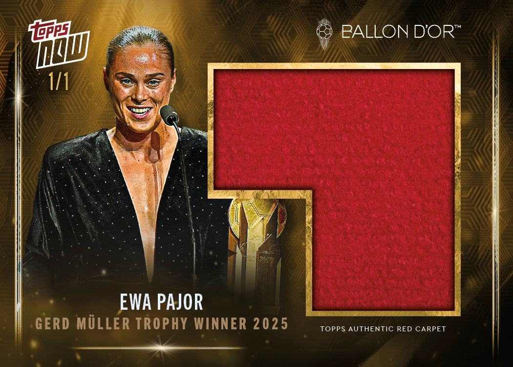 Ewa Pajor - 2025 Ballon d'Or Topps NOW - Card 4 - LOOK FOR AUTO & RELICS - PR: 538 - Image 3