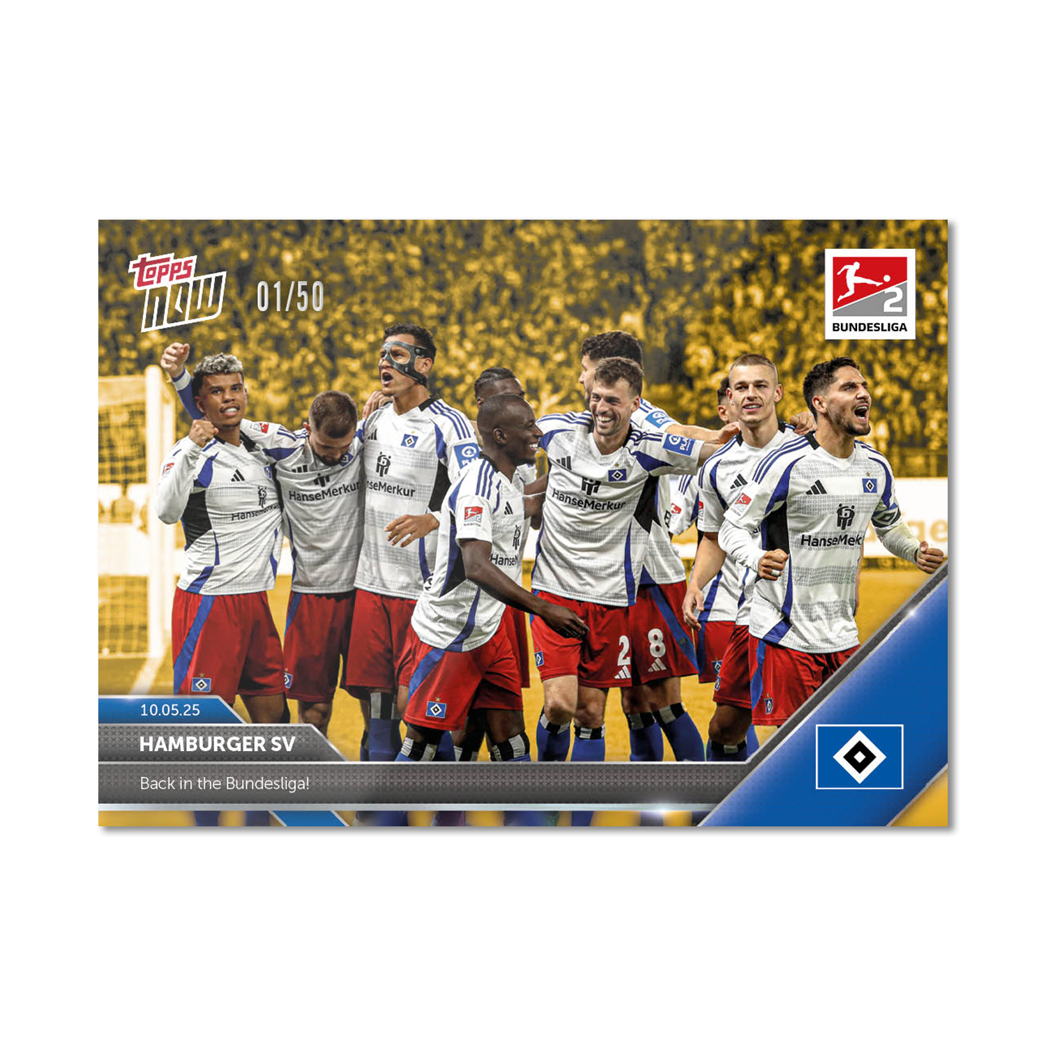 Hamburger SV - 2024-25 Bundesliga Topps NOW - Card 184 - PR: 1334 - Image 6