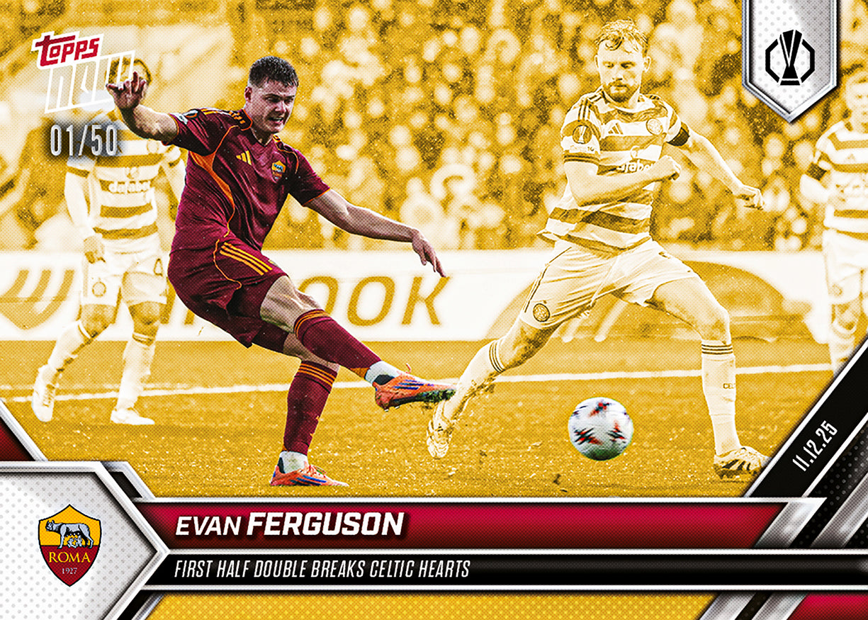 Evan Ferguson - 2025-26 UEL Topps NOW - Card 12 - PR: 128 - Image 6