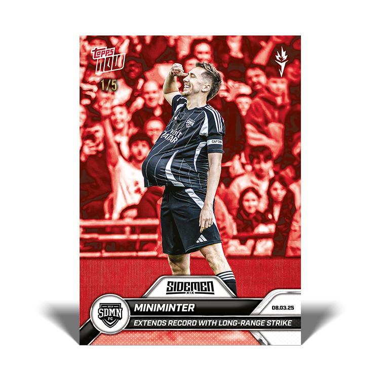 Miniminter - 2025 Sidemen Charity Match Topps NOW Card 2 - LOOK FOR AUTO - PR: 392 - Image 5