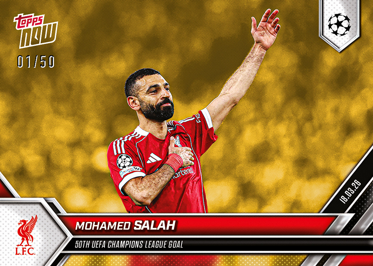 Mohamed Salah - 2025-26 UCL Topps NOW - Card 114 - PR: 2573 - Image 7
