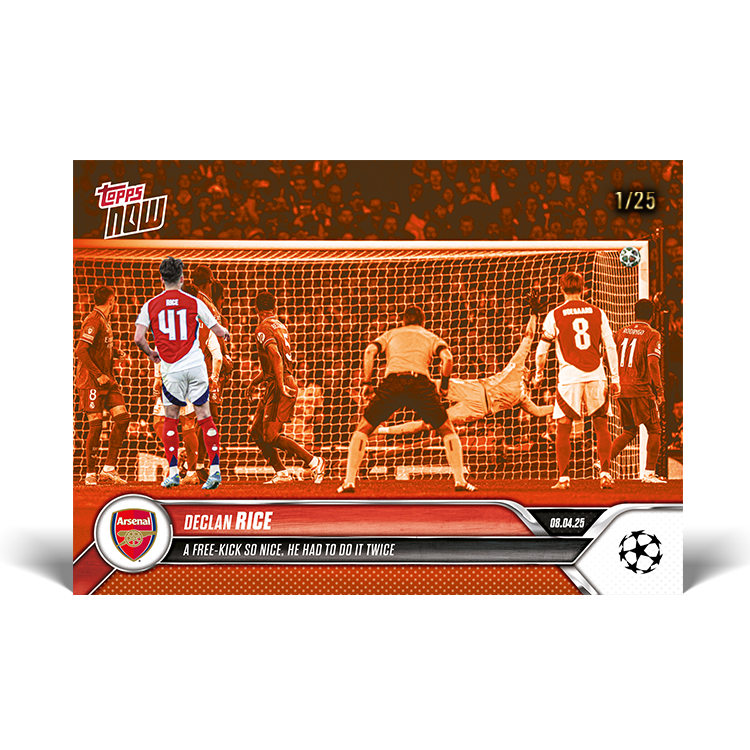 Declan Rice - 2024-25 UCL Topps NOW - Card 130 - PR: 1913 - Image 5