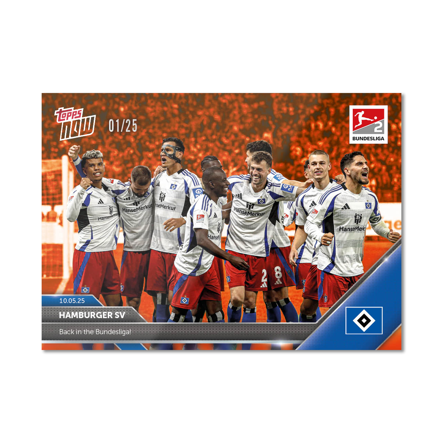 Hamburger SV - 2024-25 Bundesliga Topps NOW - Card 184 - PR: 1334 - Image 5