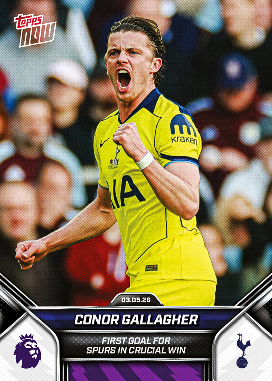 Conor Gallagher - 2025-26 Premier League Topps NOW - Card 187 - PR: 434
