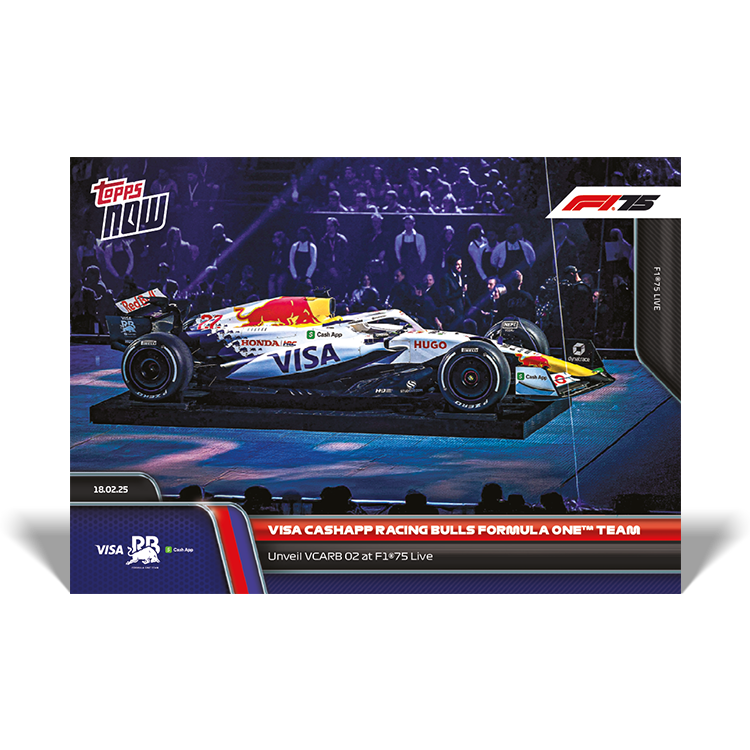VISA Cash App RB Formula One Team - 2025 Formula 1 Topps NOW - Card 8 - PR: 698