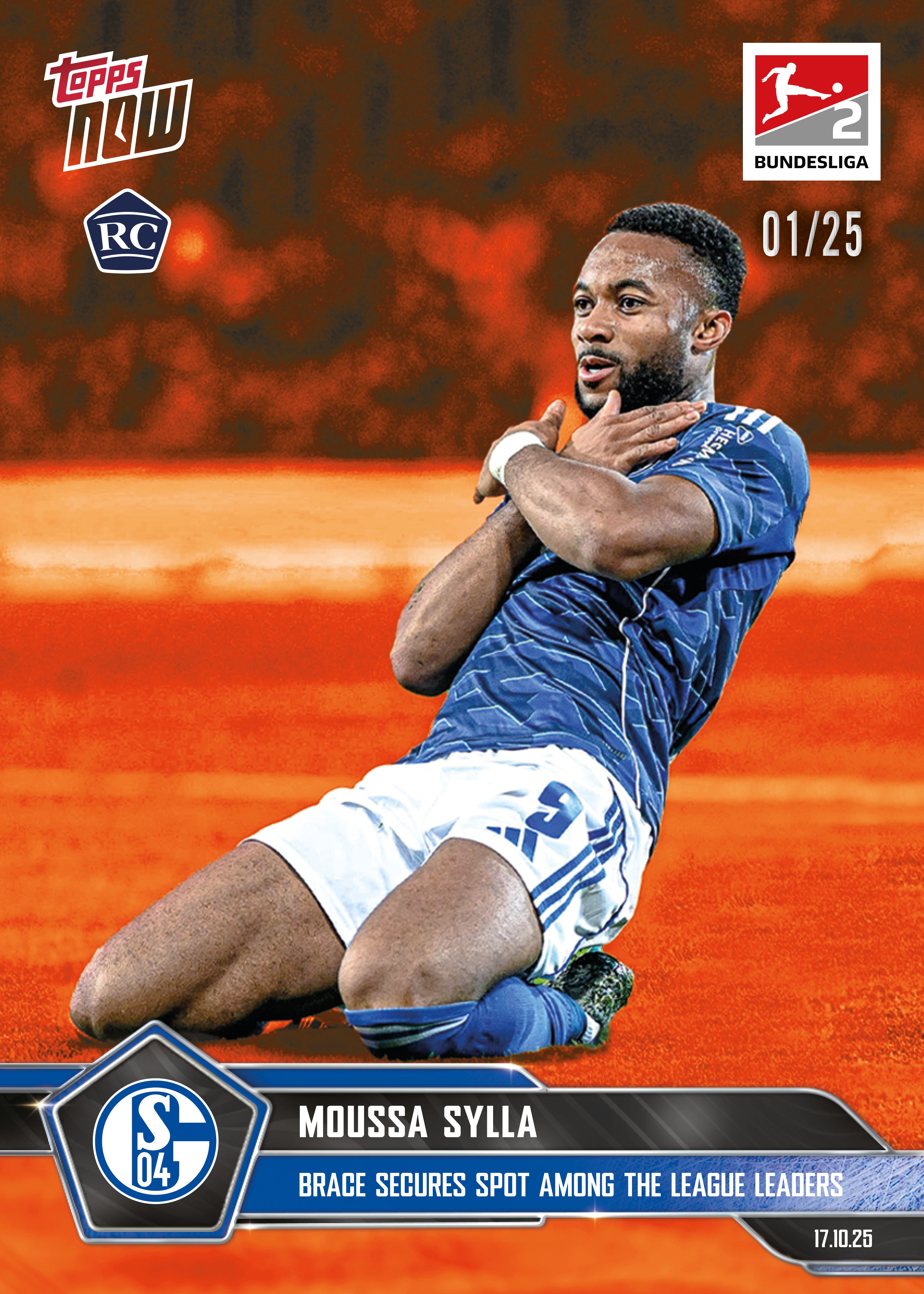 Moussa Sylla - 2025-26 Bundesliga Topps NOW - Card 41 - PR: 489 - Image 5