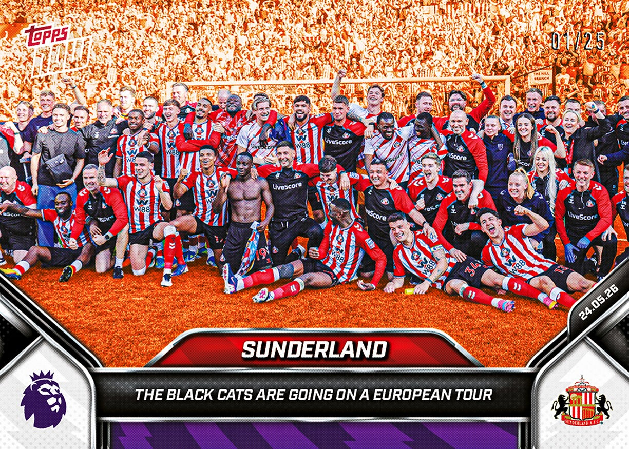Sunderland - 2025-26 Premier League Topps NOW - Card 205 - PR: 1300 - Image 5