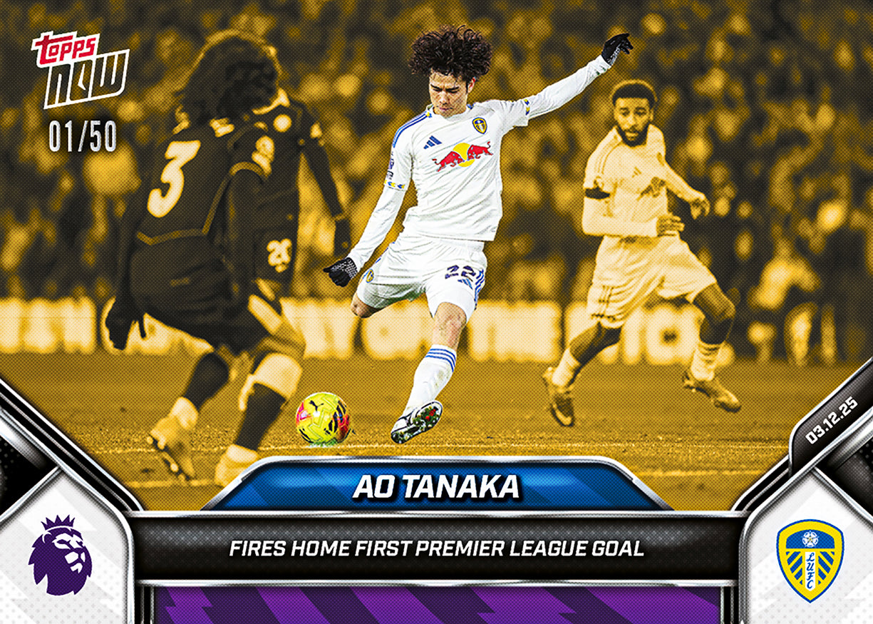 Ao Tanaka - 2025-26 Premier League Topps NOW - Card 72 - PR: 655 - Image 6