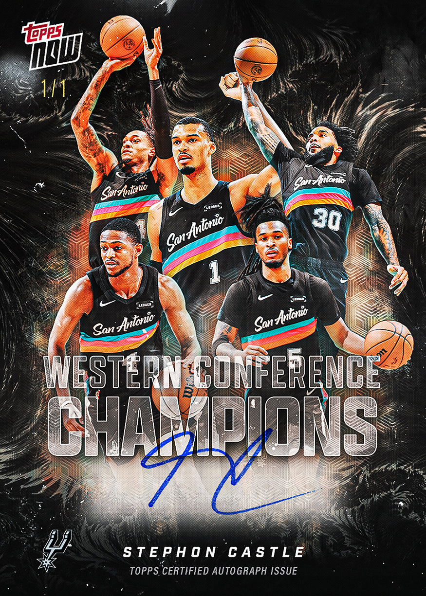 San Antonio Spurs - 2025-26 NBA Topps NOW - Card WCSA - PR: 50230 - Image 3