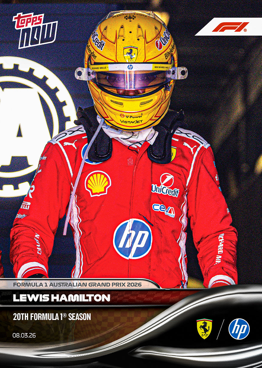 Lewis Hamilton - 2026 Formula 1 Topps NOW - Card 13 - PR: 6056