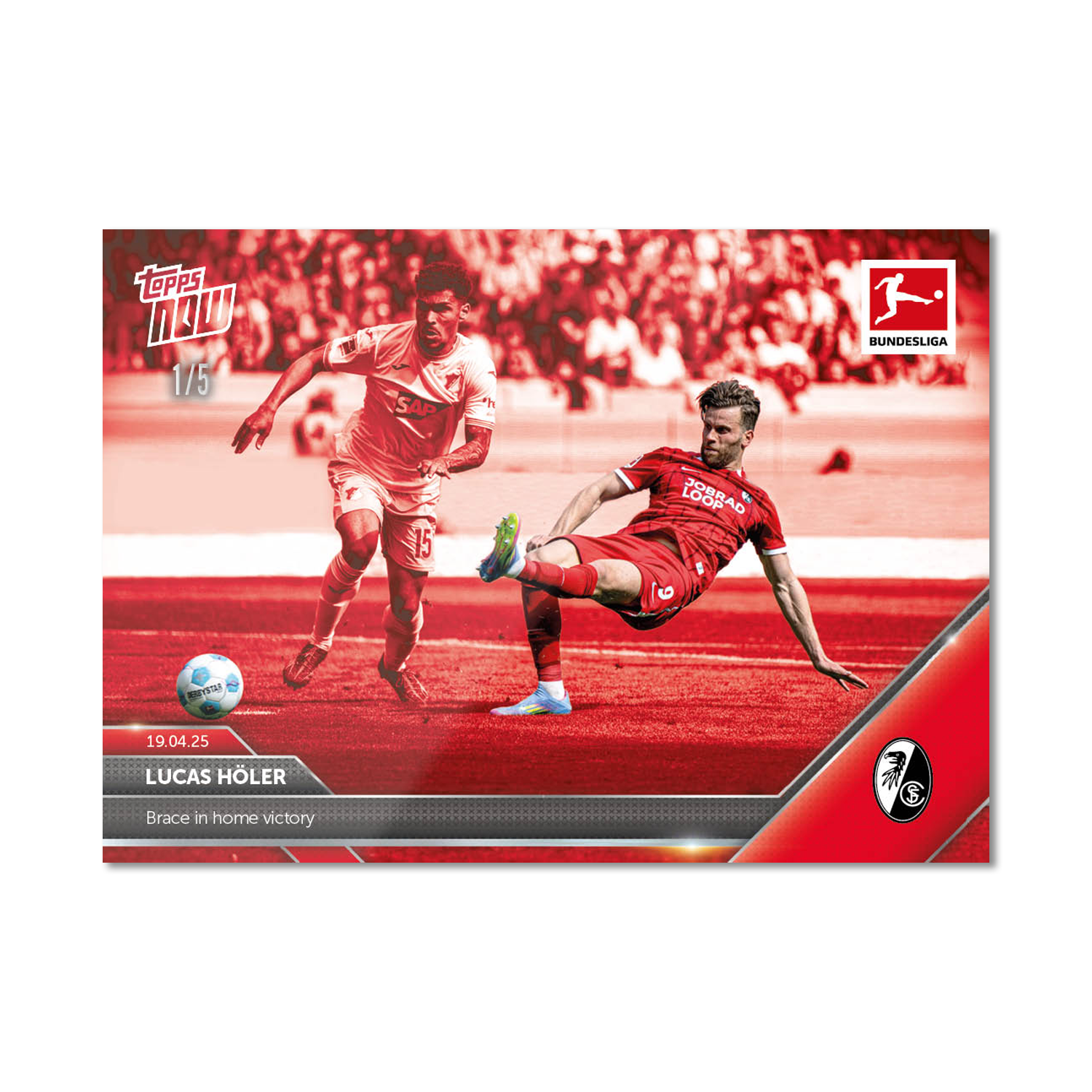 Lucas Höler - 2024-25 Bundesliga Topps NOW Card 168 - PR: 139 - Image 4