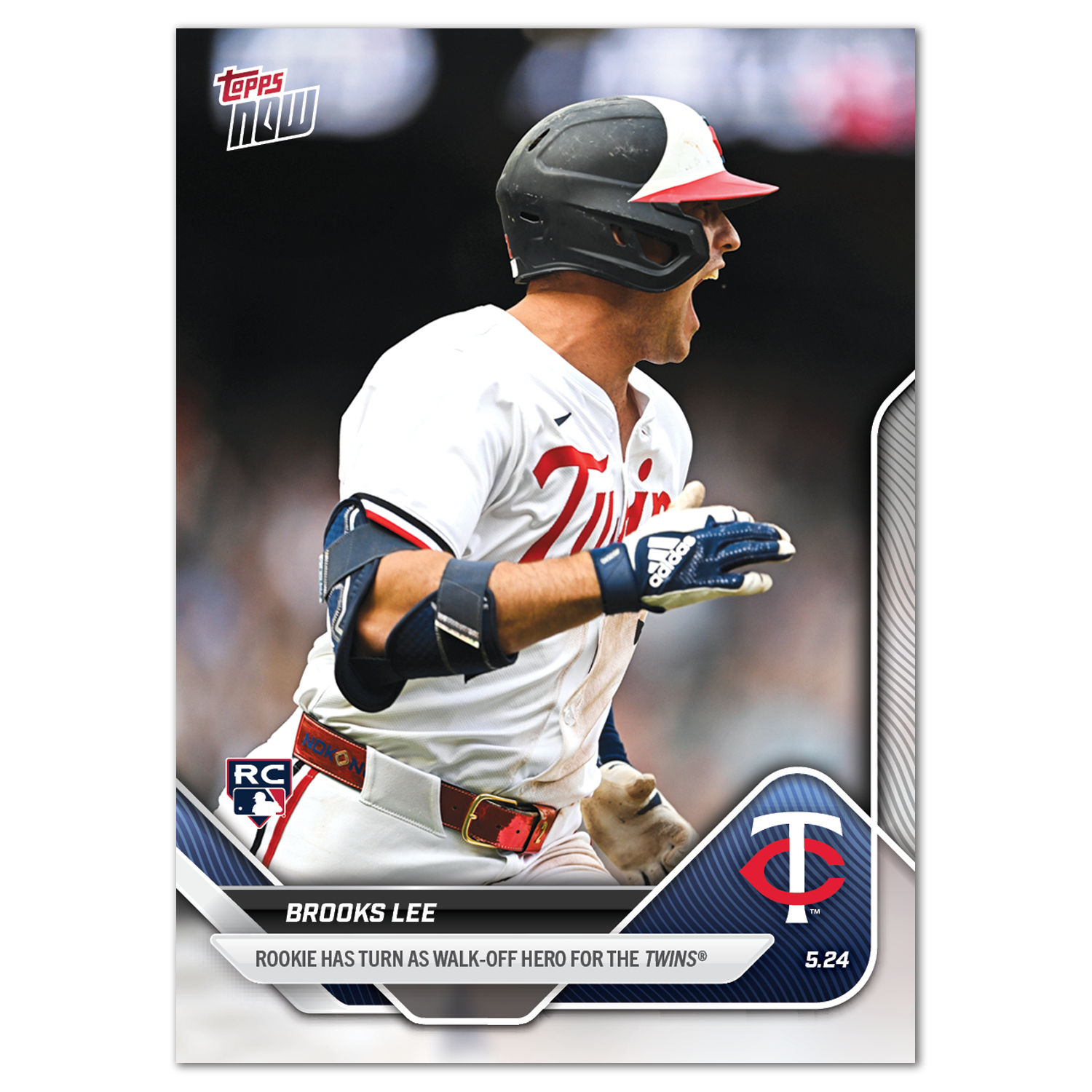 Brooks Lee - 2025 MLB Topps NOW - Card 209 - PR: 818