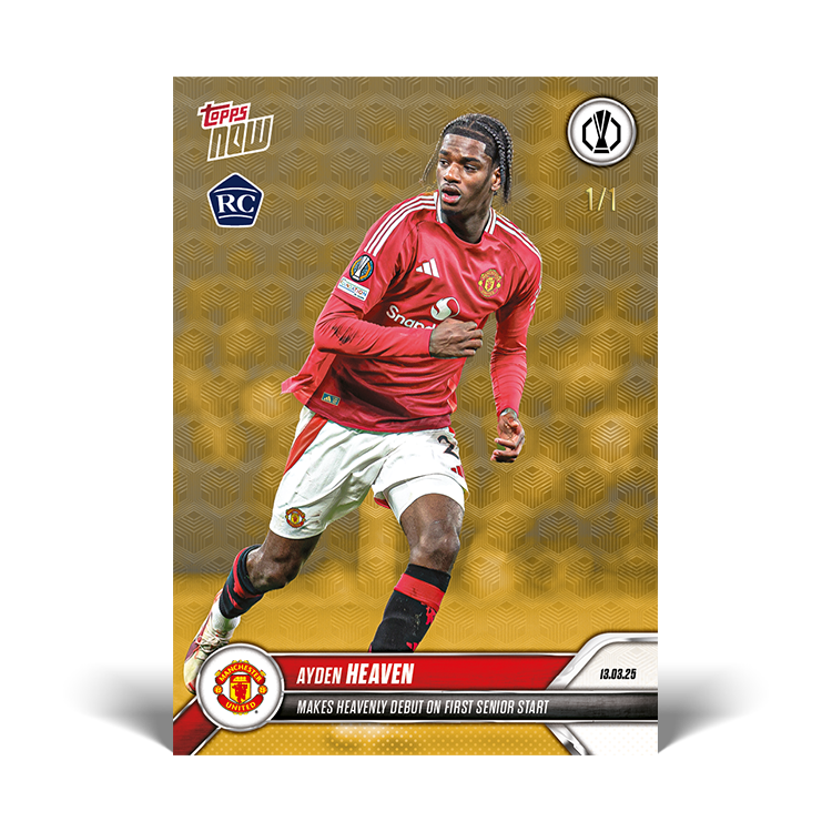 Ayden Heaven - 2024-25 UEL Topps NOW Card 25 - PR: 693 - Image 3