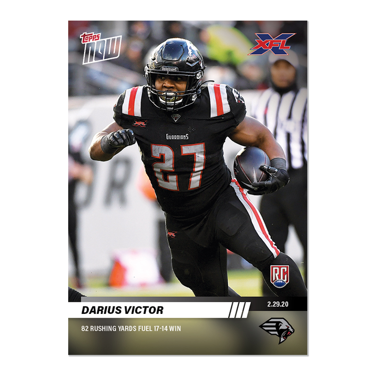 5-Card Bundle - XFL TOPPS NOW Cards 21-25 - Image 2