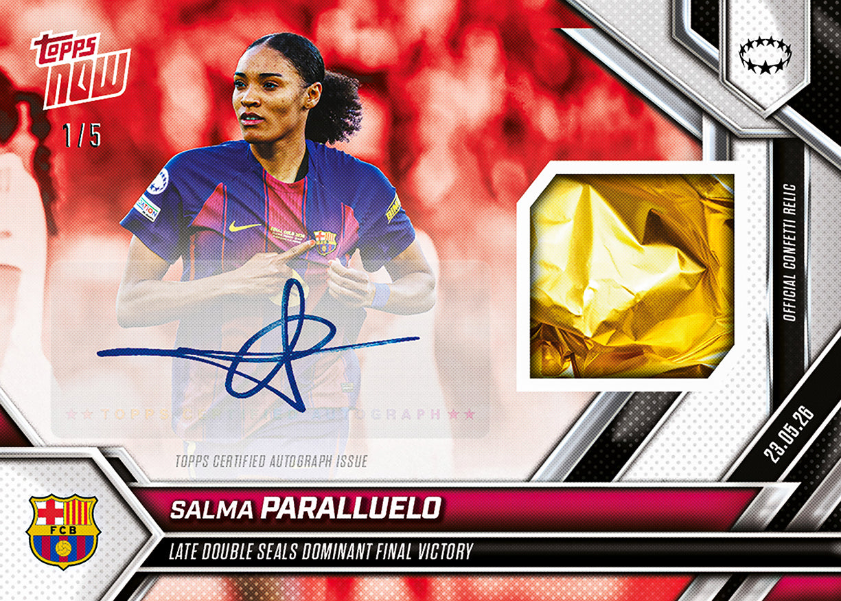 Salma Paralluelo - 2025-26 UWCL Topps NOW - Card 33 - PR: 507 - Image 3