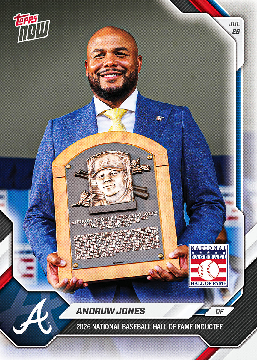 Andruw Jones - 2026 MLB Topps NOW - Card 488 - PR: 2315