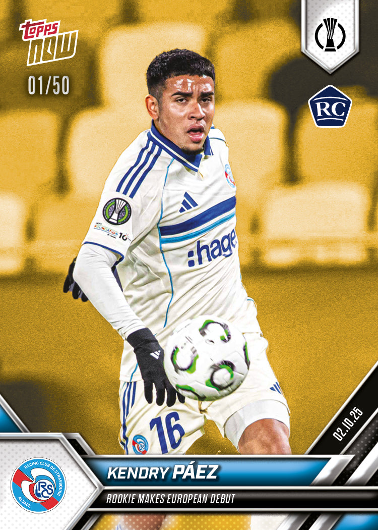 Kendry Páez - 2025-26 UECL Topps NOW - Card 2 - PR: 862 - Image 6