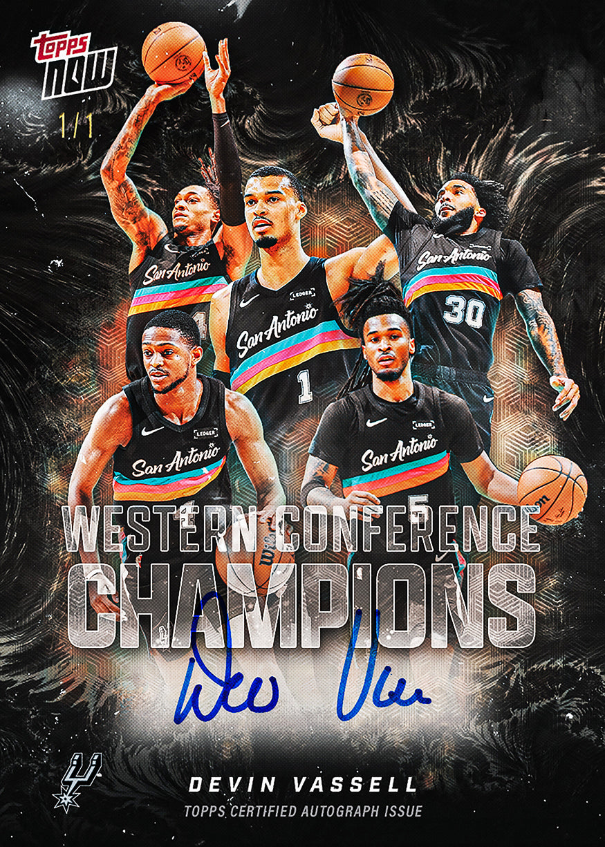 San Antonio Spurs - 2025-26 NBA Topps NOW - Card WCSA - PR: 50230 - Image 4