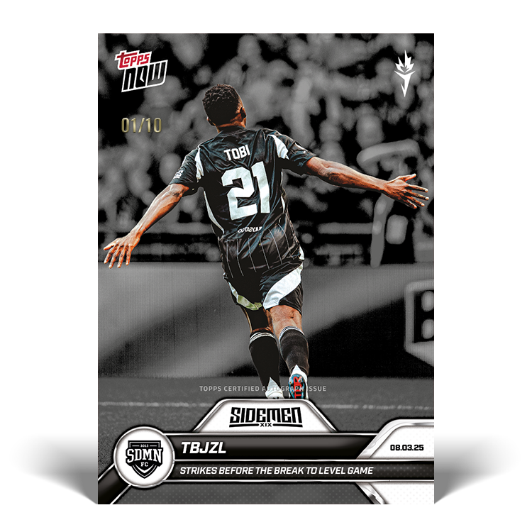 TBJZL - 2025 Sidemen Charity Match Topps NOW Card 16 - LOOK FOR AUTO - PR: 140 - Image 5