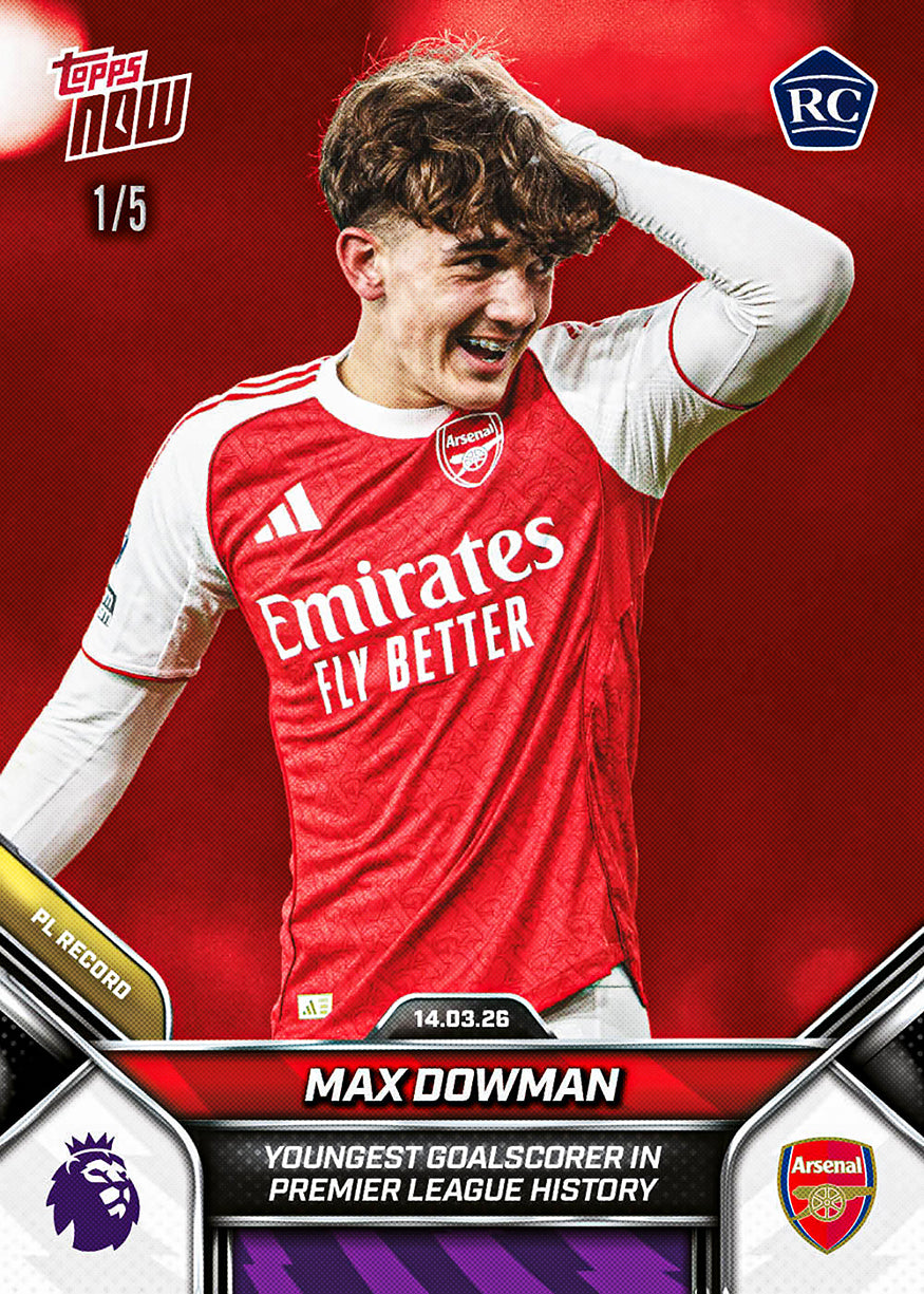 Max Dowman - 2025-26 Premier League Topps NOW - Card 156 - PR:75021 - Image 6