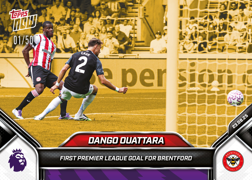 Dango Ouattara - 2025-26 Premier League Topps NOW - Card 9 - PR: 225 - Image 6