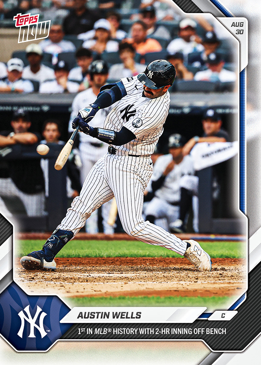 Austin Wells - 2026 MLB Topps NOW - Card 617 - PR: 1100