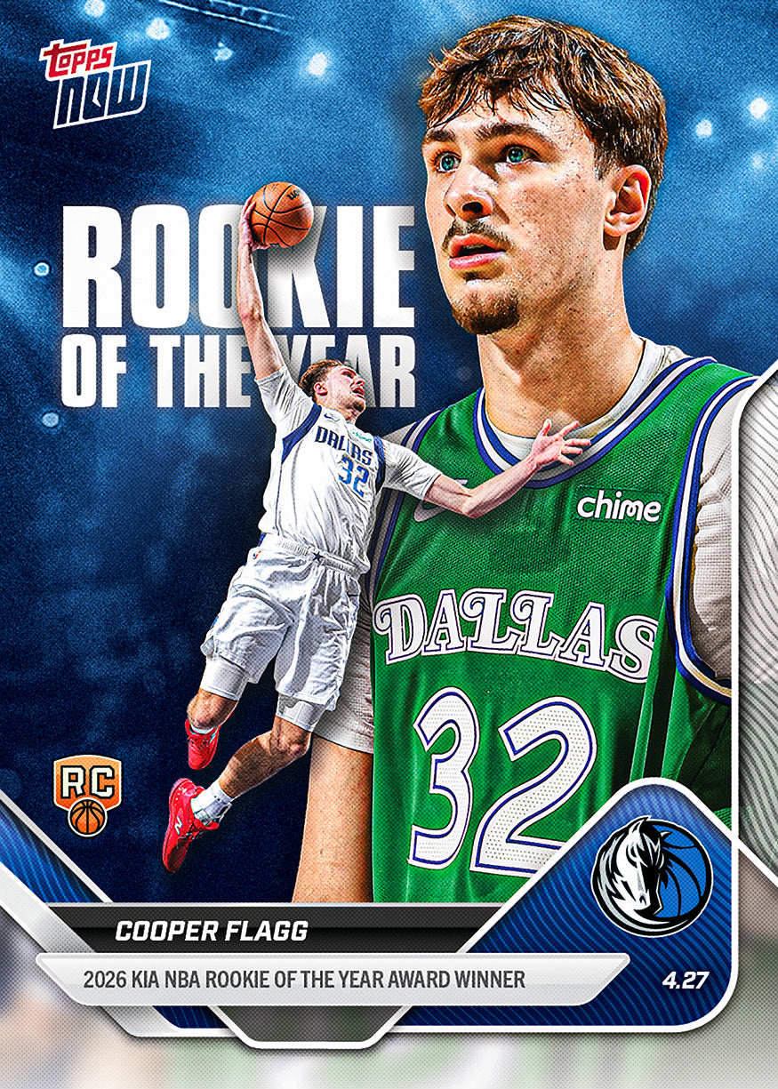 Cooper Flagg - 2025-26 NBA Topps NOW - Card ROTY - PR: 208,735