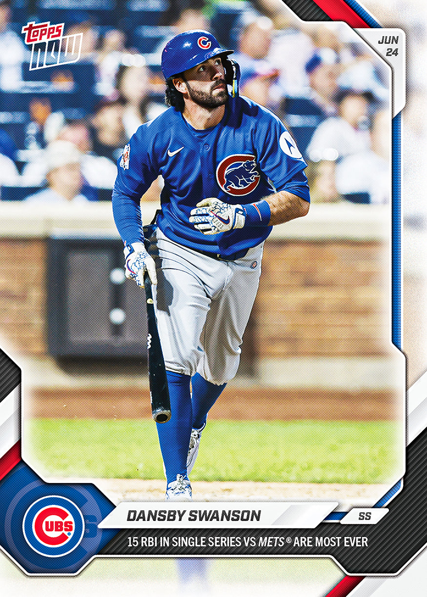 Dansby Swanson - 2026 MLB Topps NOW - Card 375 - PR: 1017