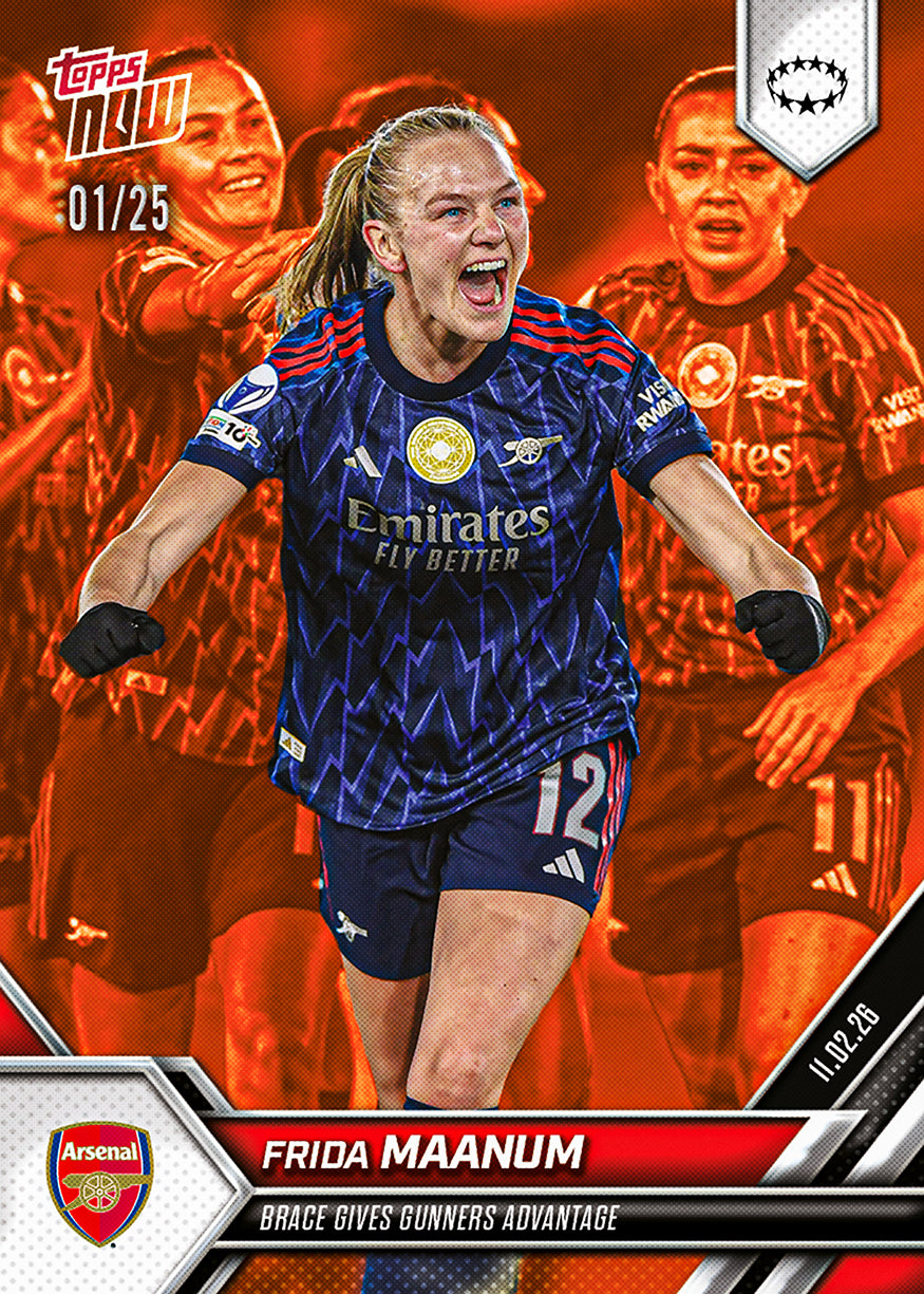 Frida Maanum - 2025-26 UWCL Topps NOW - Card 17 - PR: 328 - Image 5