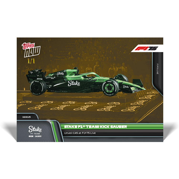 Stake F1 Team KICK Sauber - 2025 Formula 1 Topps NOW - Card 10 - PR: 566 - Image 3