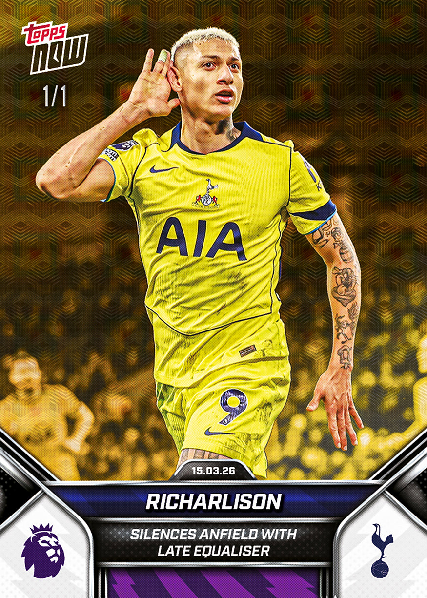Richarlison - 2025-26 Premier League Topps NOW - Card 159 - PR:532 - Image 2