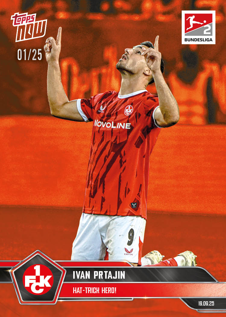 Ivan Prtajin - 2025-26 Bundesliga Topps NOW - Card 23 - PR: 305 - Image 5