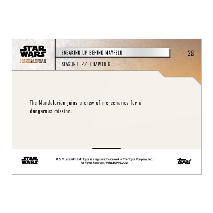 Star Wars: The Mandalorian TOPPS NOW 5-Card Pack - S1 : Chapter 6 - Print Run: 998 - Image 7