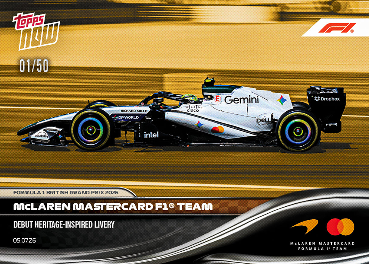 McLaren Mastercard F1 Team - 2026 Formula 1 Topps NOW - Card 47 - PR: 1469 - Image 6