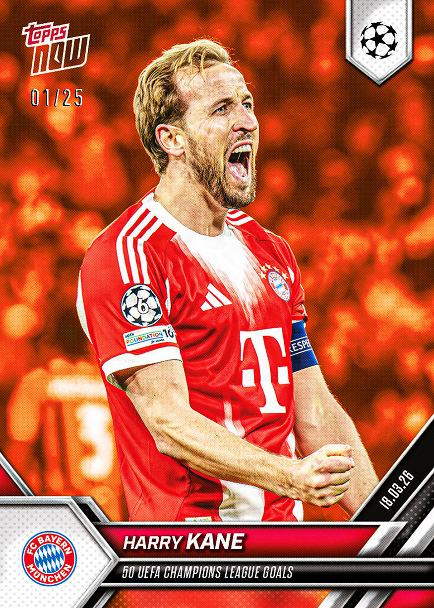Harry Kane - 2025-26 UCL Topps NOW - Card 110 - PR: 1148 - Image 6