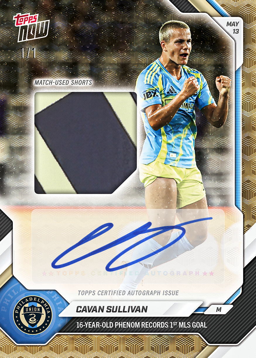 Cavan Sullivan - 2026 MLS Topps NOW - Card 44 - PR: 2629 - Image 2