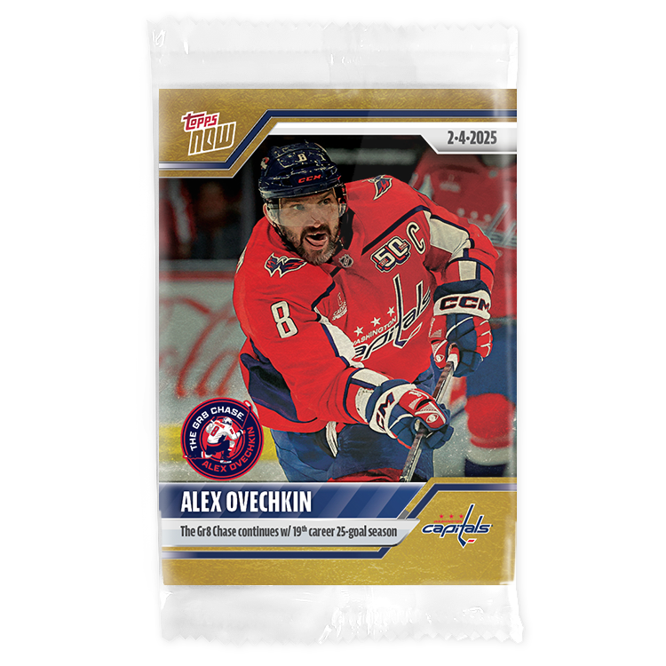 Alex Ovechkin - 2024-25 NHL Topps NOW - Sticker # 107 Pack - PR: 675 - Image 3