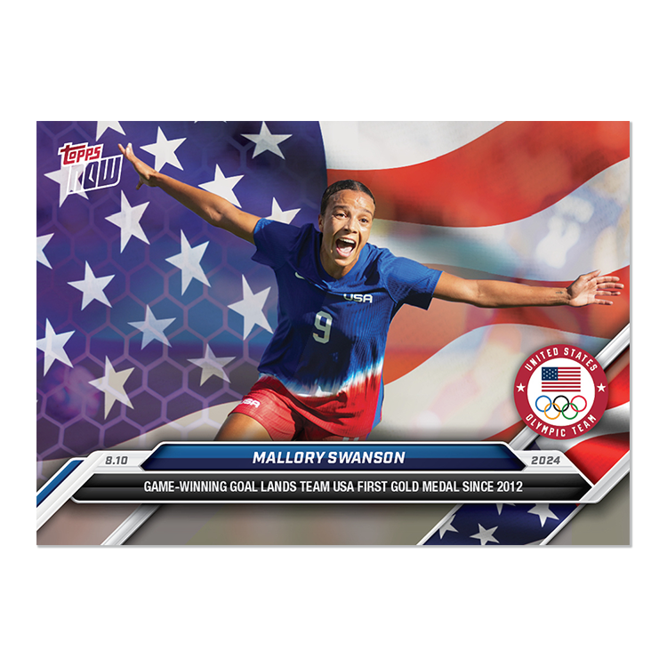 Mallory Swanson - 2024 Olympic Games TOPPS NOW Card 25 - PR: 5,248 - Image 3
