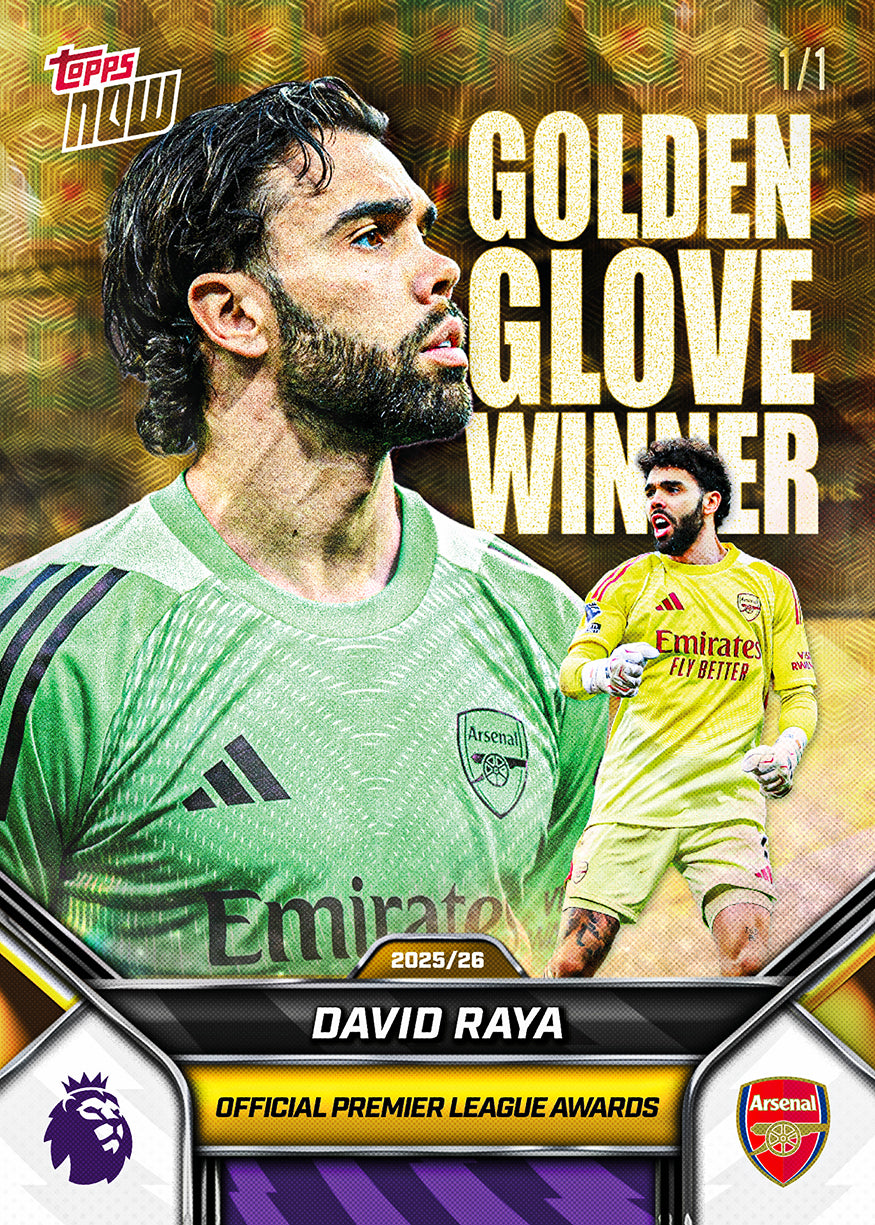 David Raya - 2025-26 Premier League Topps NOW - Card 207 - PR: 1324 - Image 3