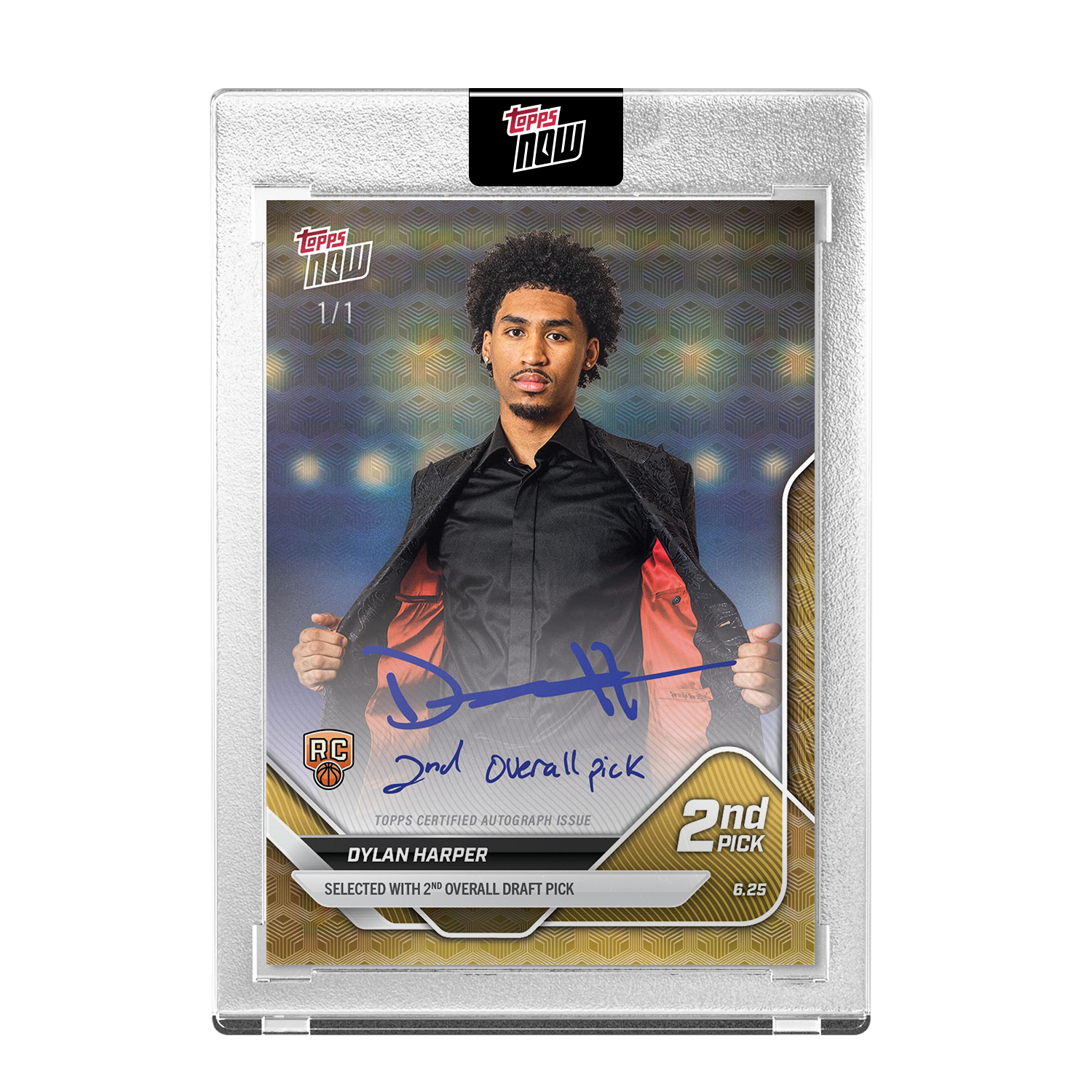 Dylan Harper - 2025 Topps NOW Basketball - Card D2 - LOOK FOR AUTOS - PR: 11,207 - Image 2