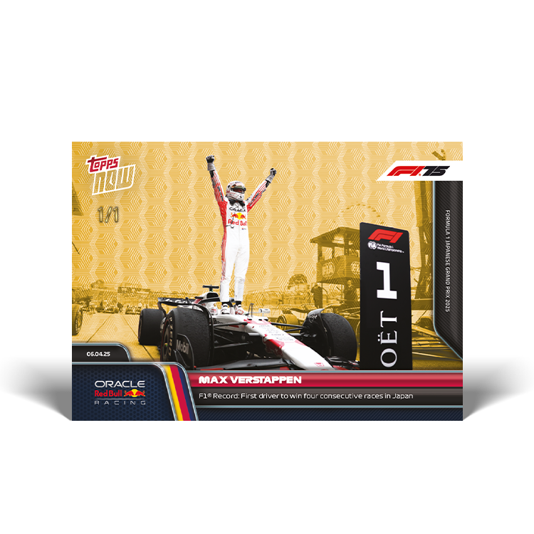 Max Verstappen - 2025 Formula 1 Topps NOW Card 25 - PR: 3122 - Image 2