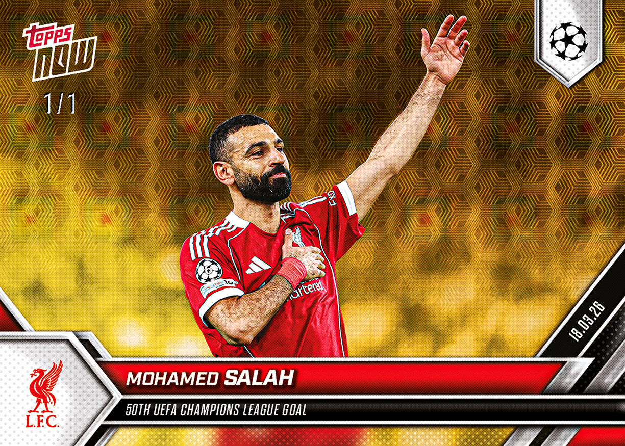 Mohamed Salah - 2025-26 UCL Topps NOW - Card 114 - PR: 2573 - Image 3