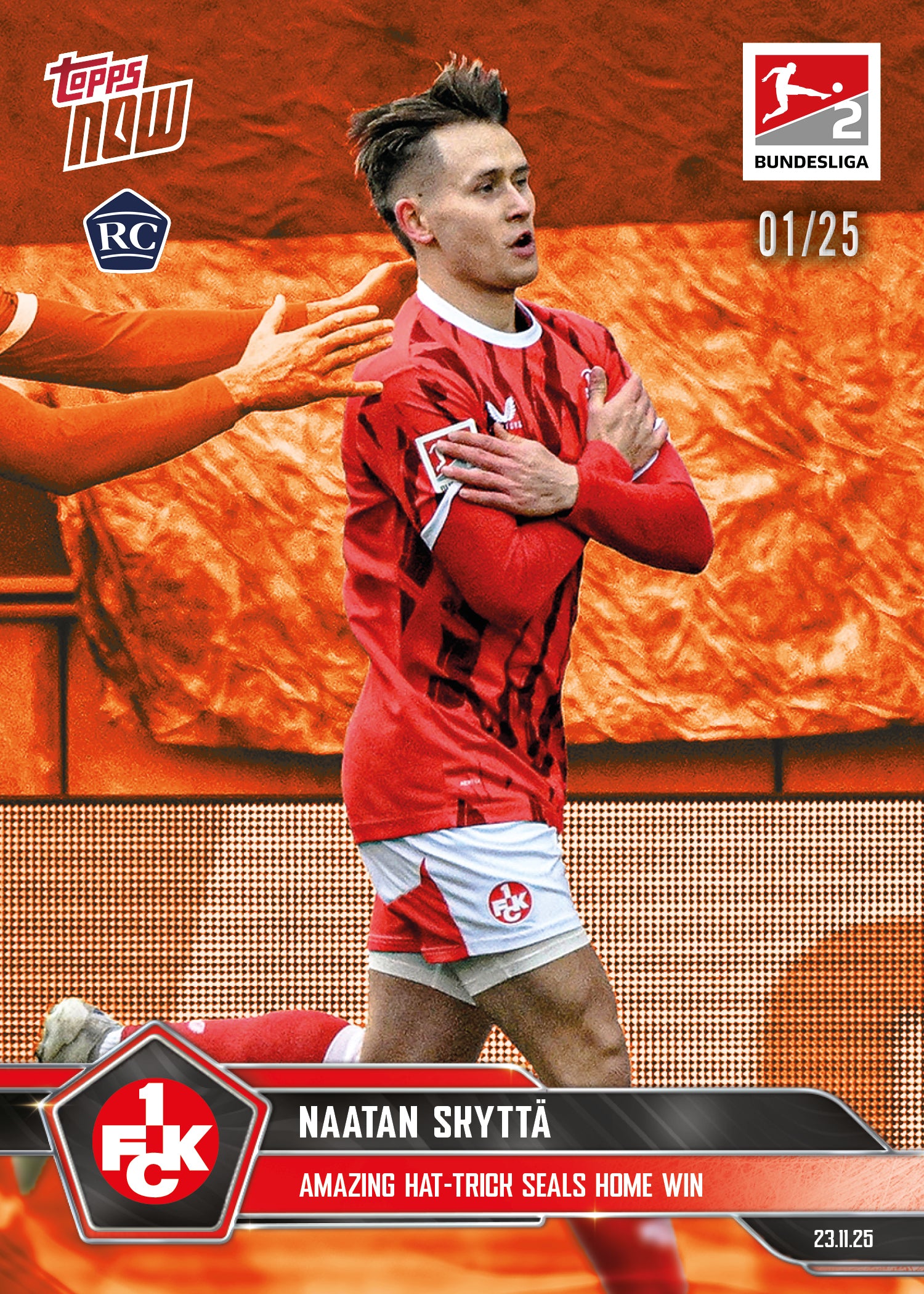 Naatan Skyttä - 2025-26 Bundesliga Topps NOW - Card 66 - PR: 692 - Image 5