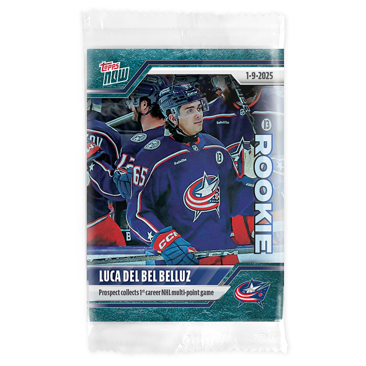 Luca Del Bel Belluz - 2024-25 NHL Topps NOW - Sticker 84 - PR: 140 - Image 3