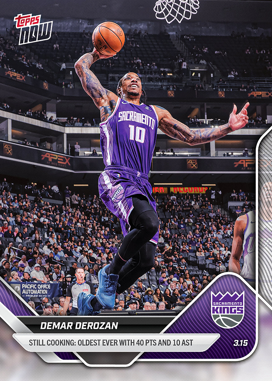 DeMar DeRozan - 2025-26 NBA Topps NOW - Card 208 - PR: 534