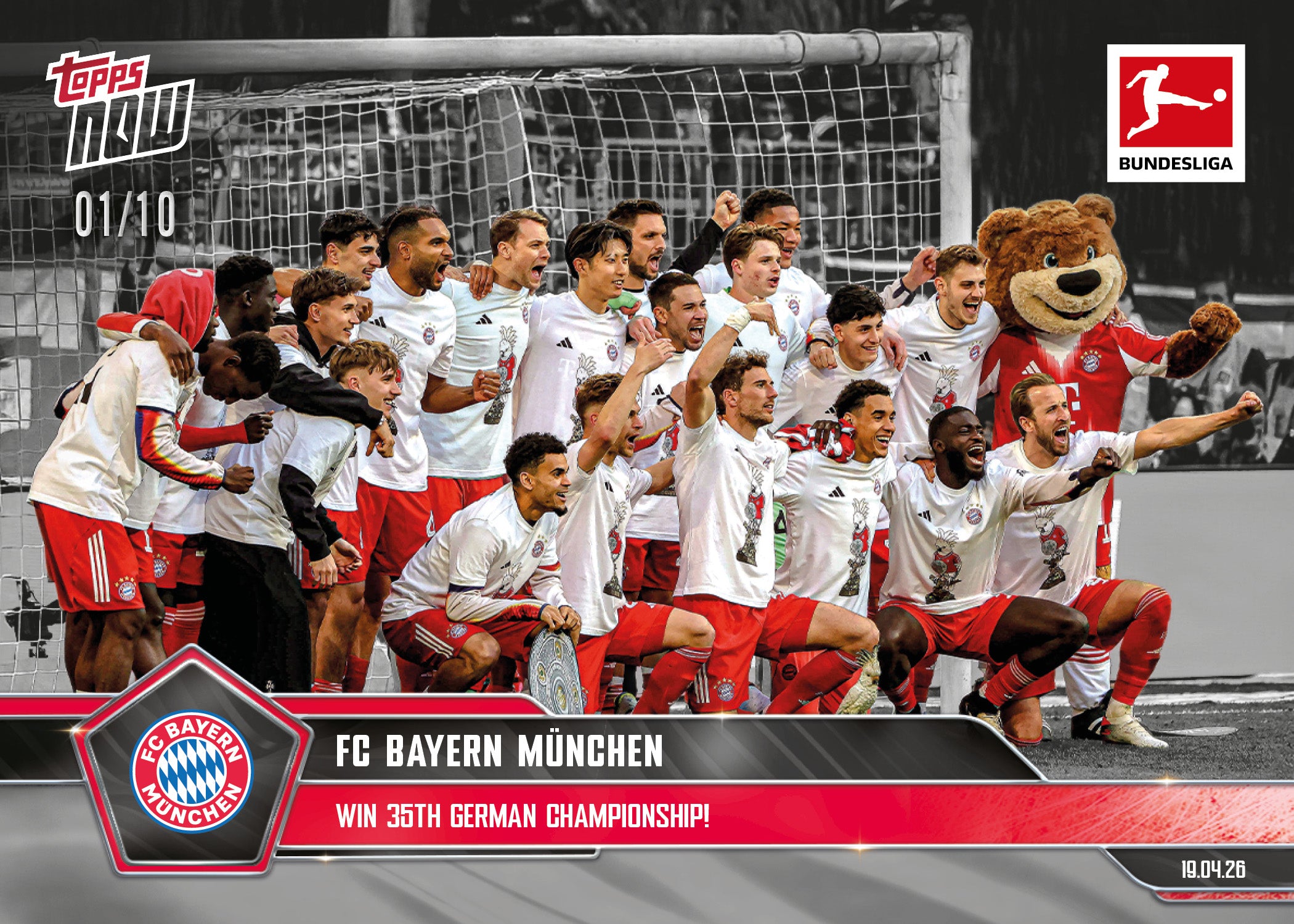 FC Bayern München - 2025-26 Bundesliga Topps NOW - Card 177 - PR: 1746 - Image 4