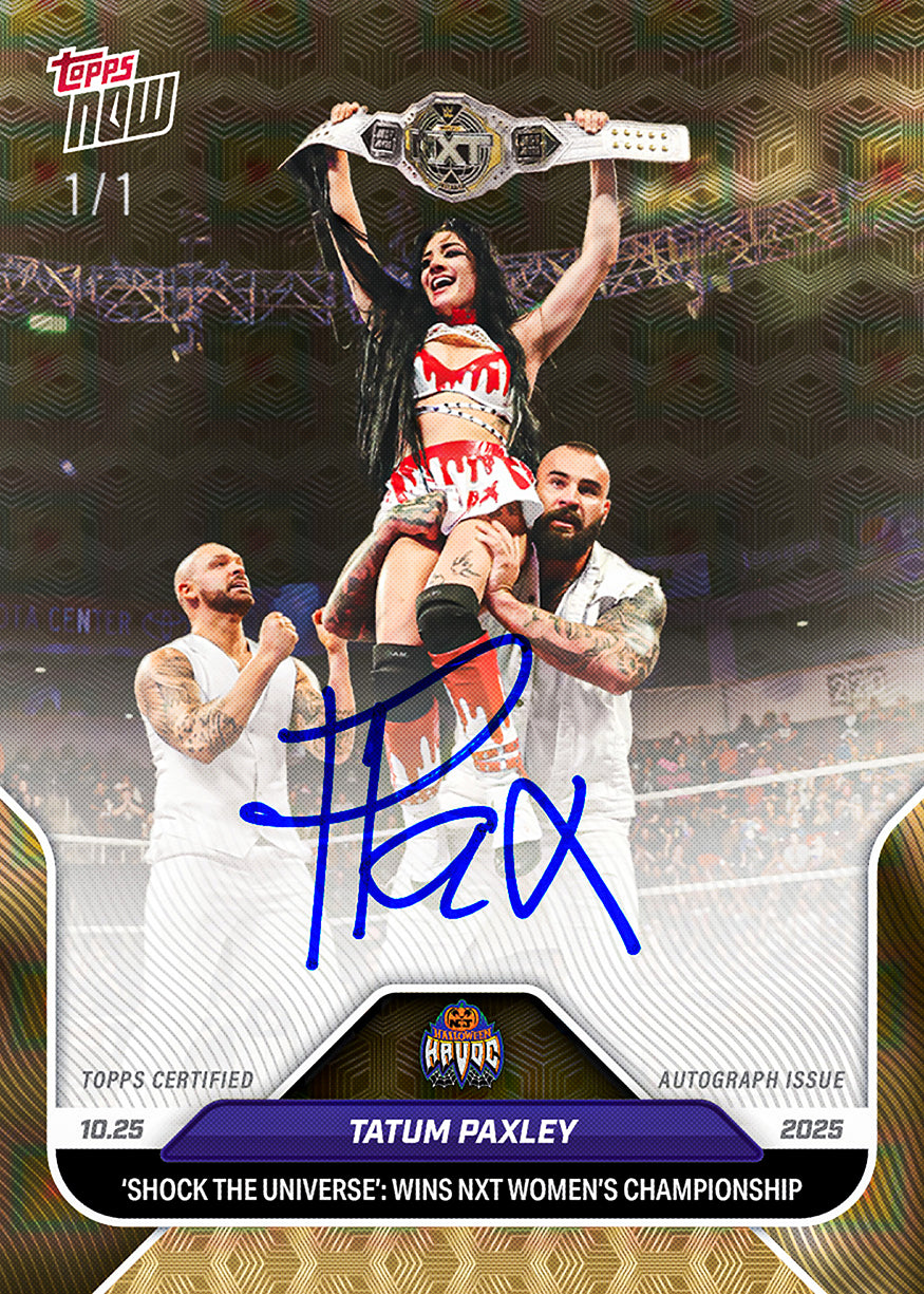 Tatum Paxley - 2025 WWE Topps NOW - Card 117 - PR: 1150 - Image 2